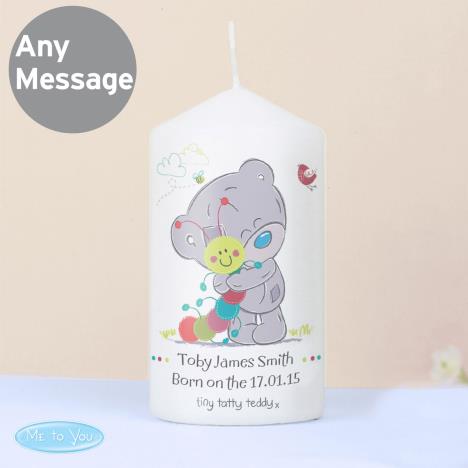 Personalised Tiny Tatty Teddy Cuddle Bug Candle Extra Image 3